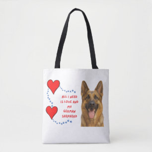 Tote Bag Tout Ce Dont J'Ai Besoin, C'Est L'Amour Et Mon Ber