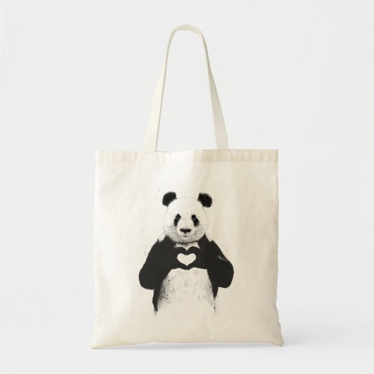 Tote Bag Tout ce dont tu as besoin, c'est d'amour (Devant)