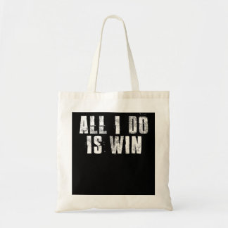 Tote Bag Tout Ce Que Je Fais Est Gagner Motivationnel Gym S