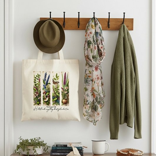 Tote Bag Tout ce qui est beau dans son temps botanique