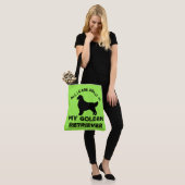 Tote Bag Tout Ce Qui M'Intéresse, C'Est Ma Silhouette Rétri (Sur le modèle)