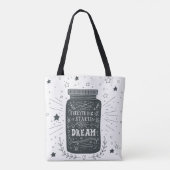Tote Bag Tout commence par un rêve (Dos)