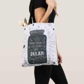 Tote Bag Tout commence par un rêve (De près)