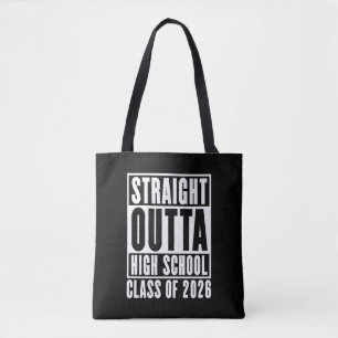 Tote Bag Tout droit sorti du lycée promotion 2026