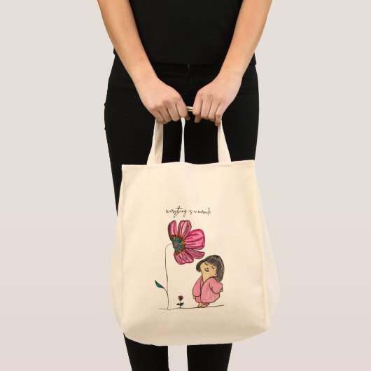 Tote Bag "Tout est un miracle" (Devant (produit))