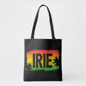 Tote Bag Tout IRIE Jamaïcain Rasta Drapeau Coucher de solei (Devant)