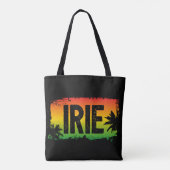 Tote Bag Tout IRIE Jamaïcain Rasta Drapeau Coucher de solei (Dos)