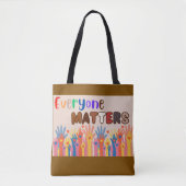 Tote Bag Tout le monde compte (Devant)