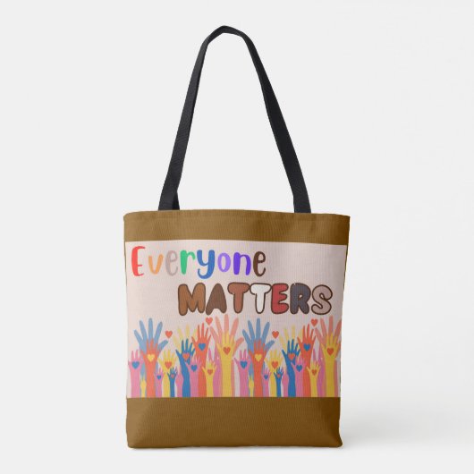 Tote Bag Tout le monde compte (Dos)