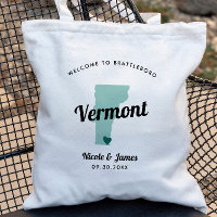 Tout Mariage Color Vermont Map,