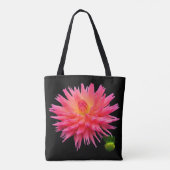 Tote Bag Tout plus de - imprimez le dahlia et le bourgeon (Dos)