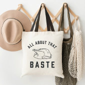 Tote Bag Tout Sur Ce Baste Thankesgiving