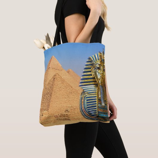 Tote Bag Toutankhamon & Pyramides (De près)