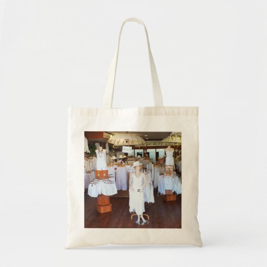 Tote Bag Toute la boutique de mode blanche (Devant)