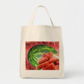 Tote Bag Toute la pastèque et l'art photo en tranches (Devant)