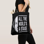 Tote Bag Toute la scène mondiale Thespian Shakespeare Citat (De près)