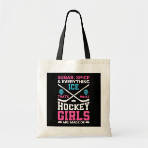 Tote Bag Toutes les filles de hockey sur glace