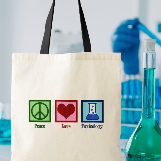 Tote Bag Toxicologie Peace Love