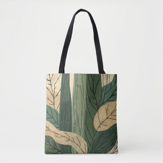 Tote Bag TR_004 Arbres Boho (Devant)
