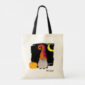 Tote Bag Trace ou traitement de l'Assistant Gnome d'Hallowe (Dos)