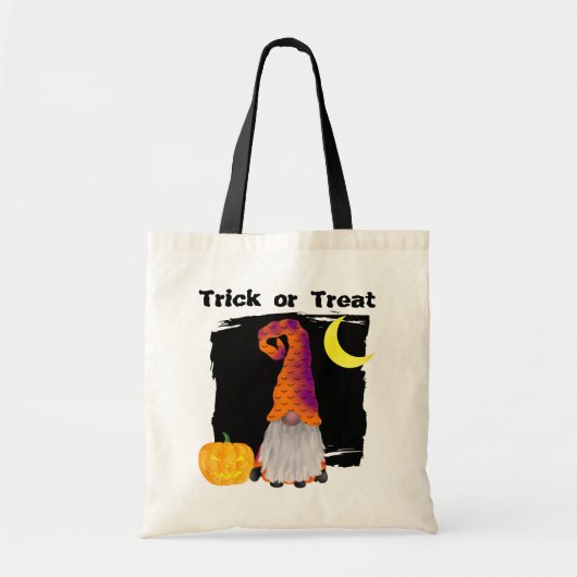 Tote Bag Trace ou traitement de l'Assistant Gnome d'Hallowe (Devant)