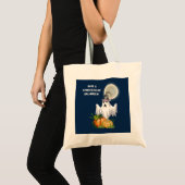 Tote Bag Trace ou traitement fantôme | Halloween Spooktacul (Devant (produit))