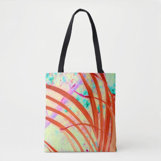 Tote Bag Traces rouge (Devant)