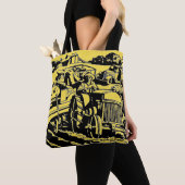 Tote Bag Tractorville (De près)