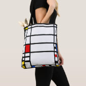 Tote Bag Trafalgar Carré - Piet Mondrian - Art moderne (De près)