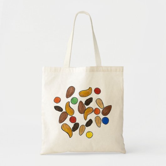 Tote Bag Trail Mix Chocolat Nuts Camping Snack Food Fourre- (Devant)