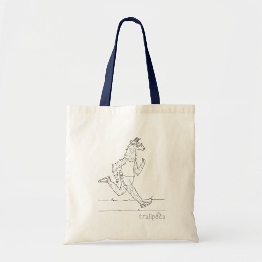 Tote Bag Trailpaca Feelin il poignée bleue (Devant)