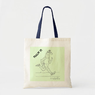 Tote Bag Trailpaca Feelin il poignée bleue