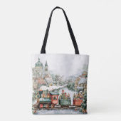 Tote Bag Train de Noël (Dos)