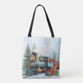 Tote Bag Train de Noël (Dos)