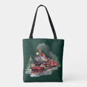 Tote Bag Train de Noël (Dos)
