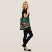Tote Bag Train de Noël (Sur le modèle)