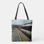 Tote Bag train de style vintage (Dos)