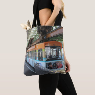 Tote Bag Train flottant Orange Blue Wuppertal