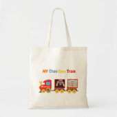 Tote Bag Train Jouet Toddler Boys Birthday Blue (Devant)