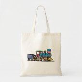 Tote Bag Train Pulling Coal (Devant)