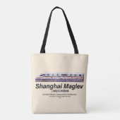 Tote Bag Train rapide à grande vitesse SMT Maglev Shanghai (Dos)