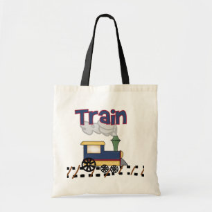 Tote Bag Train sur des T-shirts et des cadeaux de voie