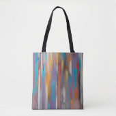 Tote Bag Traînées de peinture colorées (Devant)