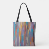 Tote Bag Traînées de peinture colorées (Dos)
