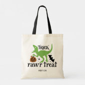 Tote Bag Traite personnalisé de la Rawr de Trick Traite Din (Dos)