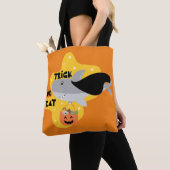 Tote Bag Traitement d'Halloween du requin (De près)