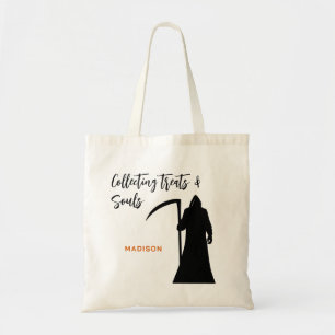 Tote Bag Traitement éffrayant De La Faucheuse Ou Des Âmes H