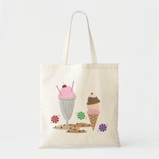 Tote Bag Traitements à la crème glacée (Devant)