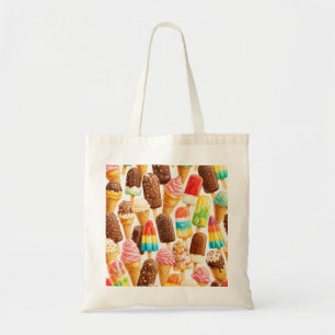 Tote Bag Traitements de glace colorés