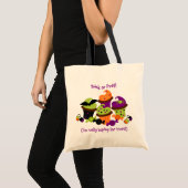 Tote Bag Traitements d'Halloween (Devant (produit))